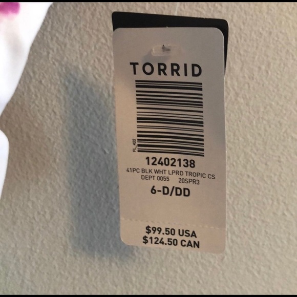 🌺TORRID Plus size 6x D/DD NWT swimsuit🌺 - Picture 3 of 16
